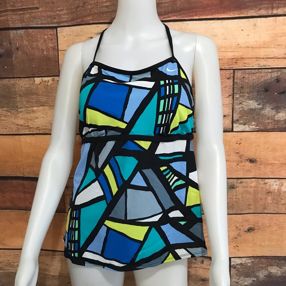 Nike Multi color Swim Top Sz 16
